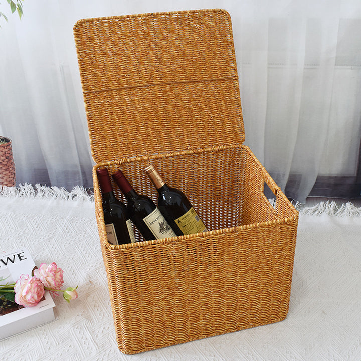 Woven Storage Cube with Lid Kalsten