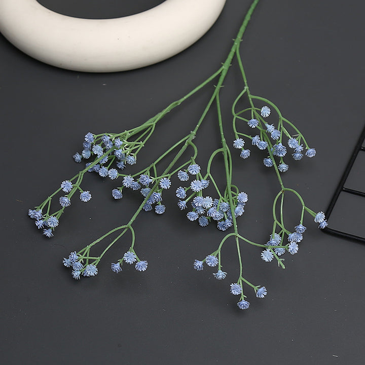 Artificial Blue Floral Spray for Home Decor
