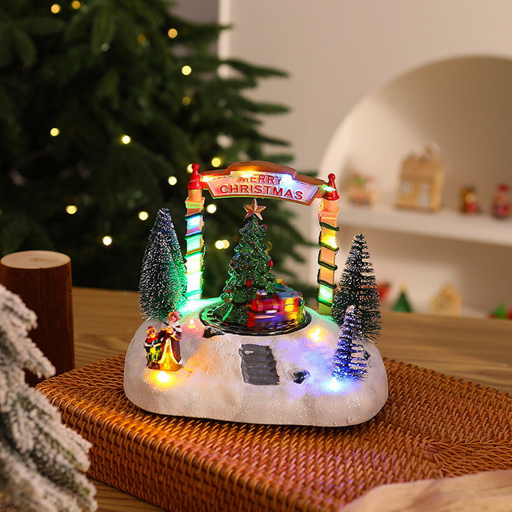 Festive Christmas decoration with lights Kalsten