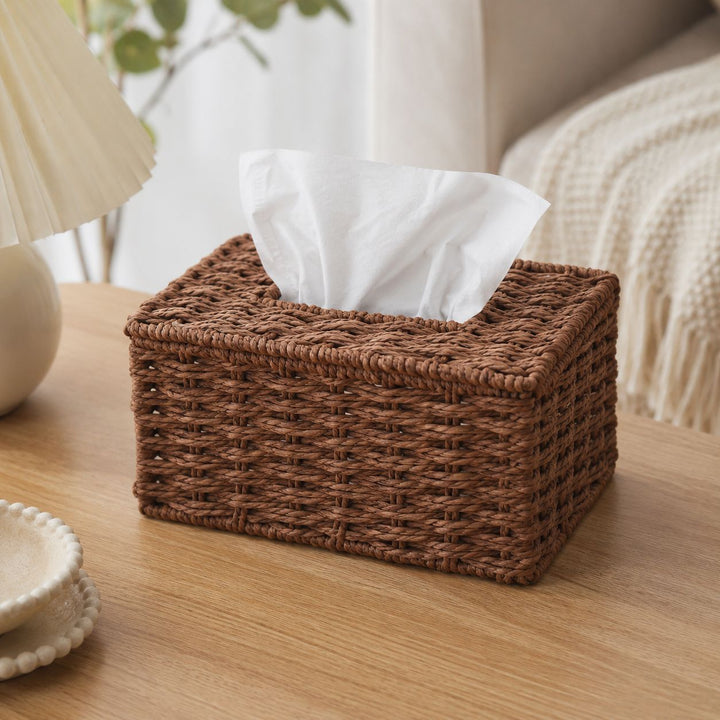 Woven Tissue Box Cover Kalsten