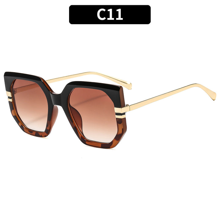 Chic Geometric Frame Sunglasses