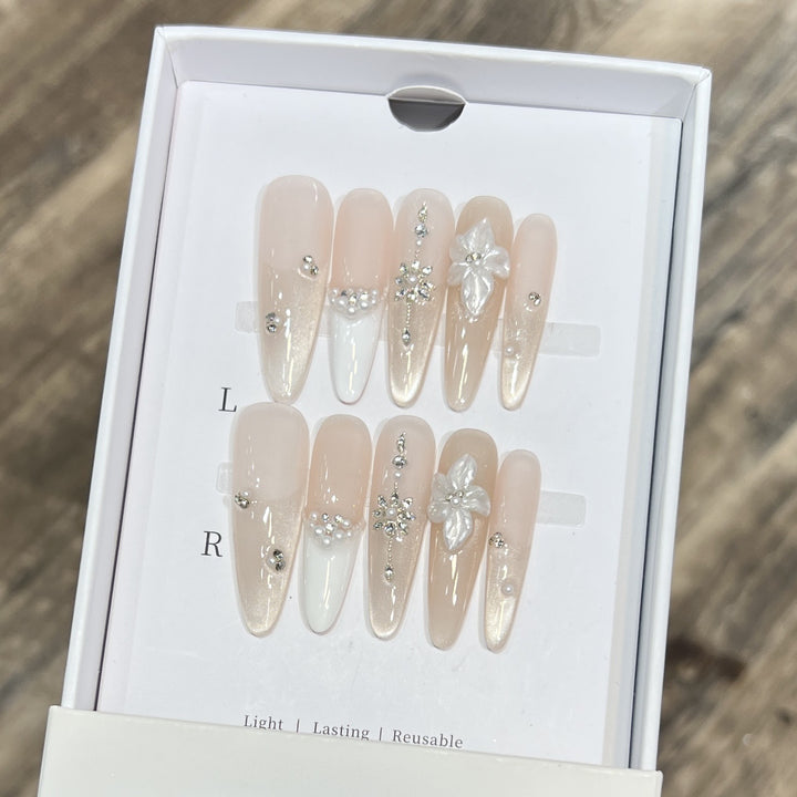 Ornate Press-On Nail Design Kalsten