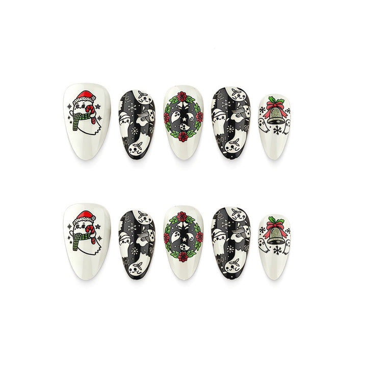 Artificial nails with Christmas design Kalsten