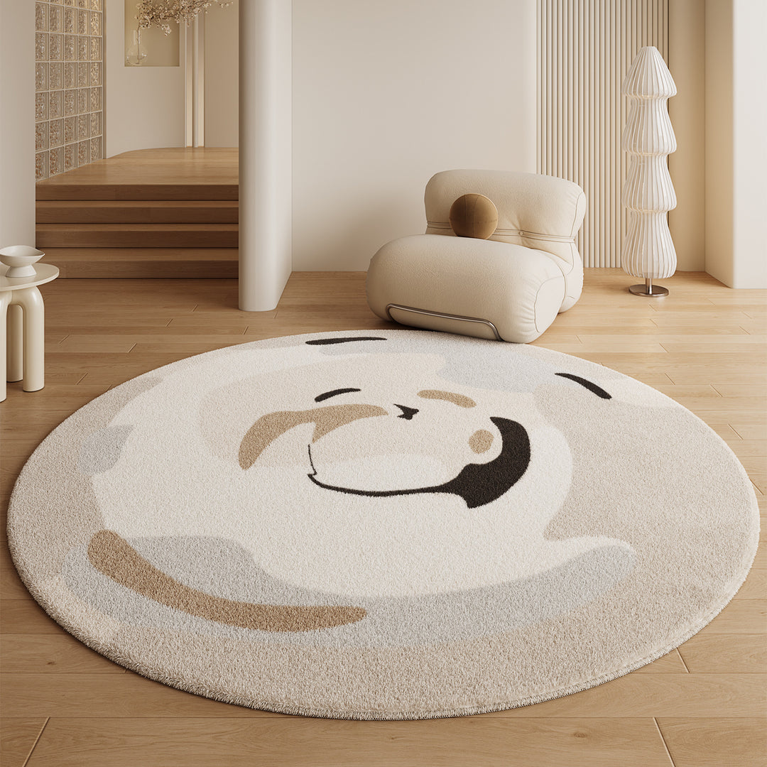 Soft Circular Area Rug