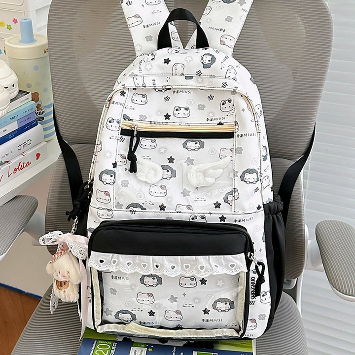 Cute Illustrated Character-Themed Backpack Kalsten