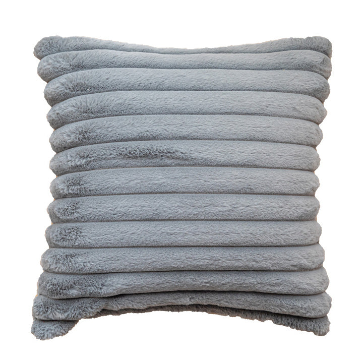 Cozy Textured Plush Cushion