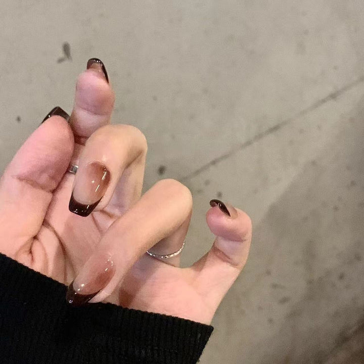 Ombre French Tip Press-On Nails