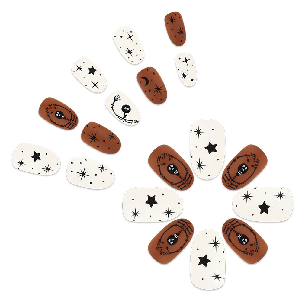 Themed Halloween Press-On Nail Art Set Kalsten