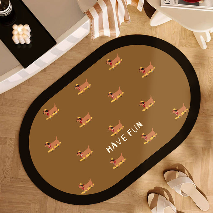 Fun Pet-Themed Area Mat