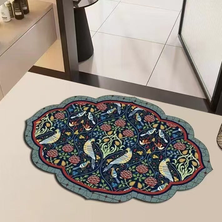 Floral Pattern Area Rug