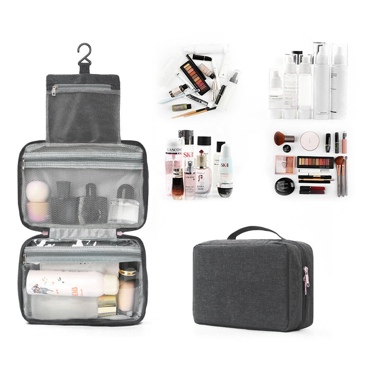Travel toiletry bag with hooks and multiple compartments Kalsten