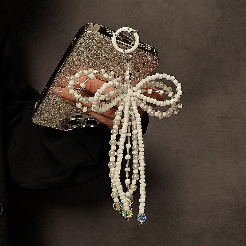 Decorative Beaded Bow Keychain Kalsten
