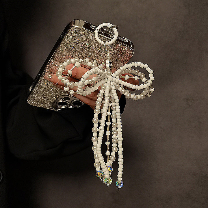 Decorative Beaded Bow Keychain Kalsten