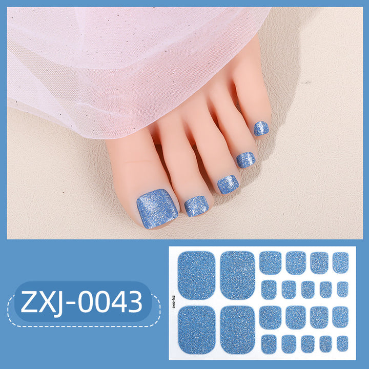 Premium Glitter Toenail Wraps