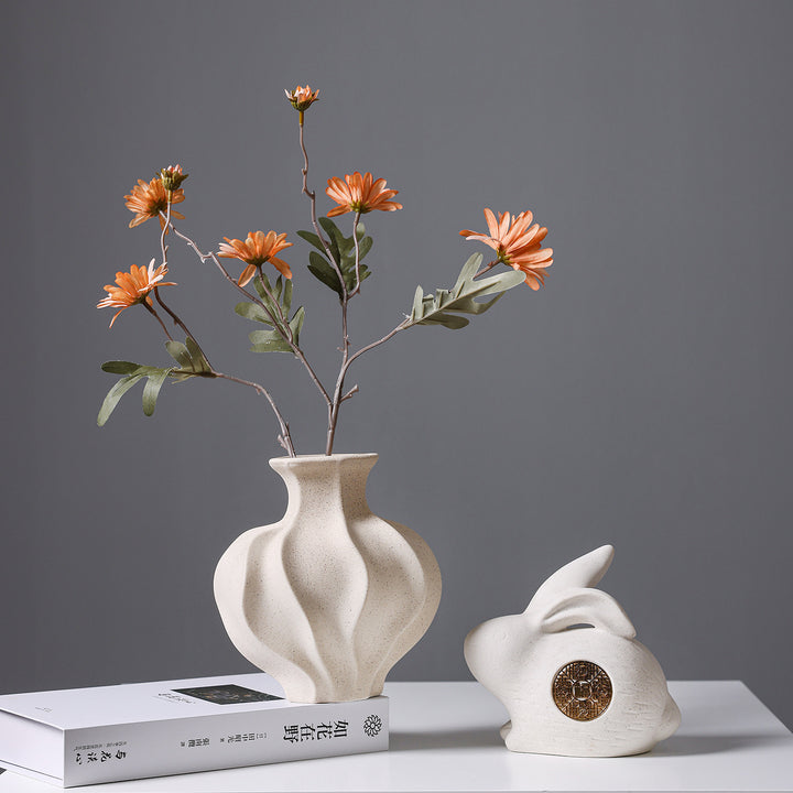 Textured Contemporary Ceramic Vase