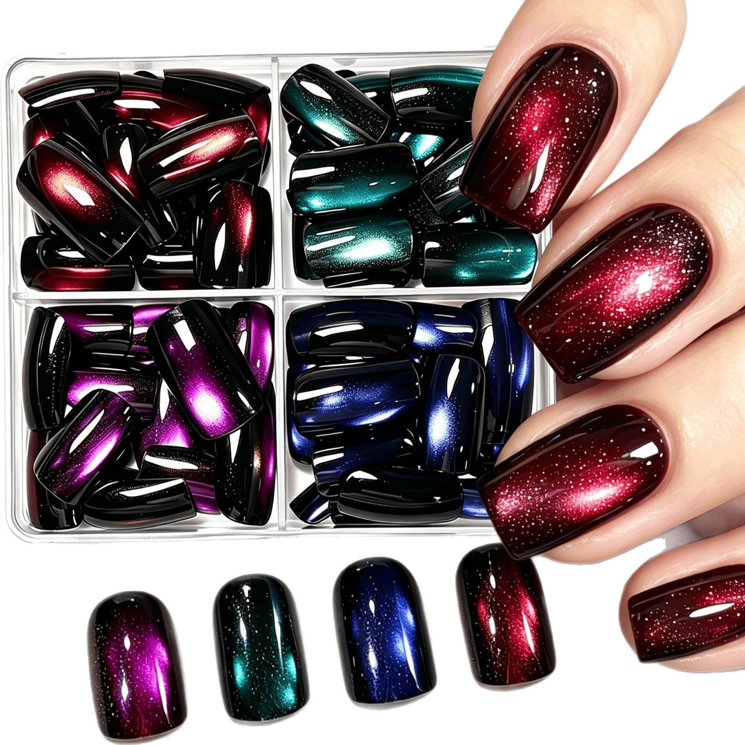 Gradient Glitter Press-On Nail Set Kalsten