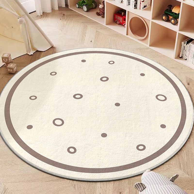 Playful Circular Area Rug