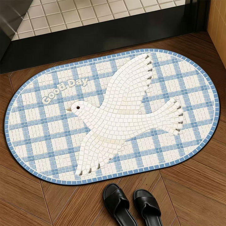 Decorative Mosaic Doormat Kalsten