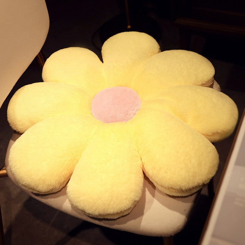 Plush seat cushion in flower shape Kalsten