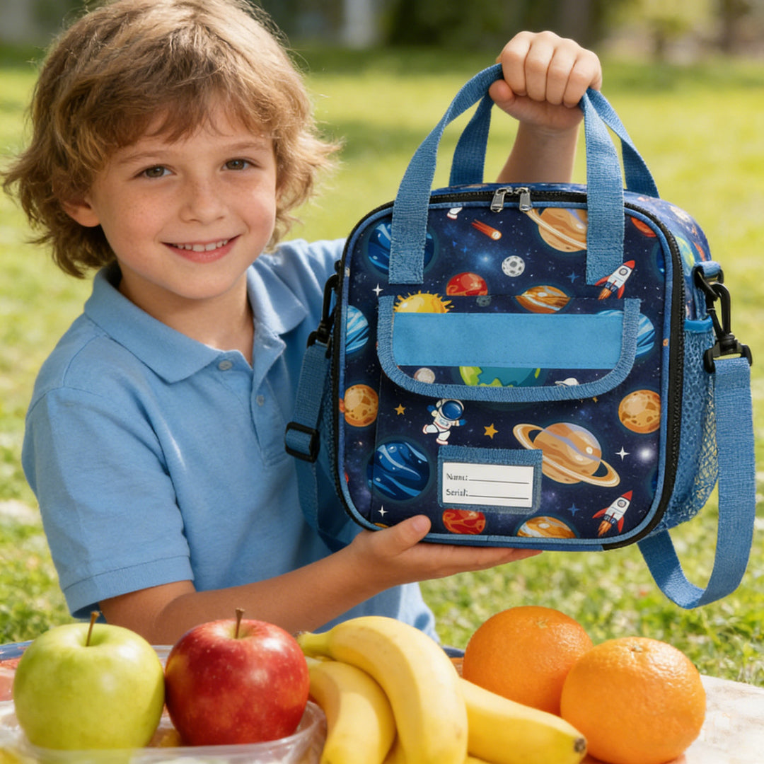 Construction-Themed Lunch Bag
