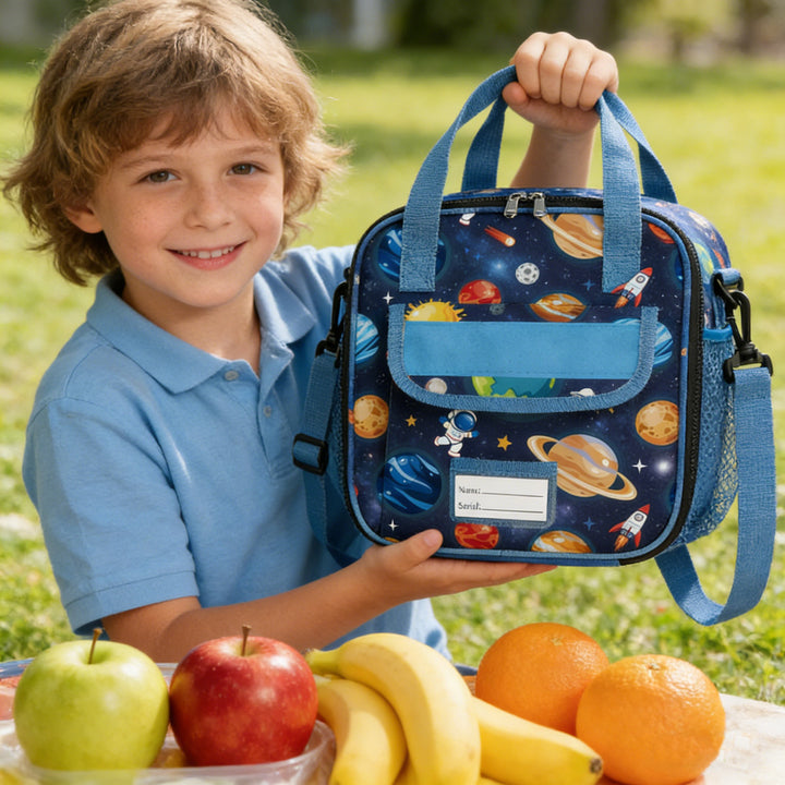 Construction-Themed Lunch Bag