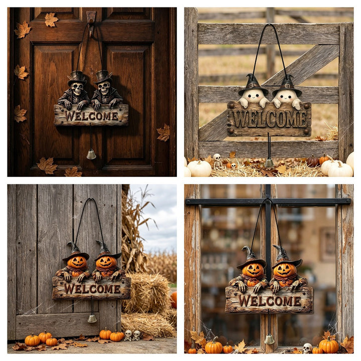 Creepy Welcome Sign Decor Kalsten