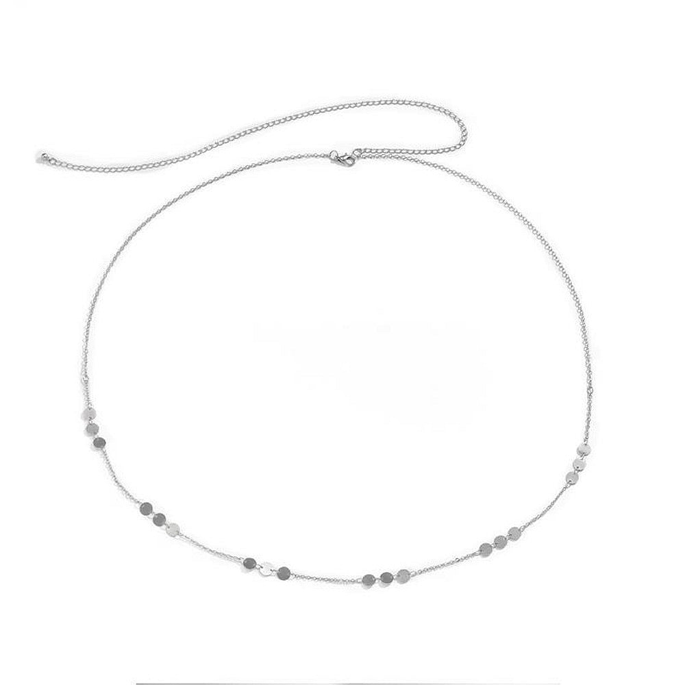 Delicate Beaded Chain Necklace Kalsten