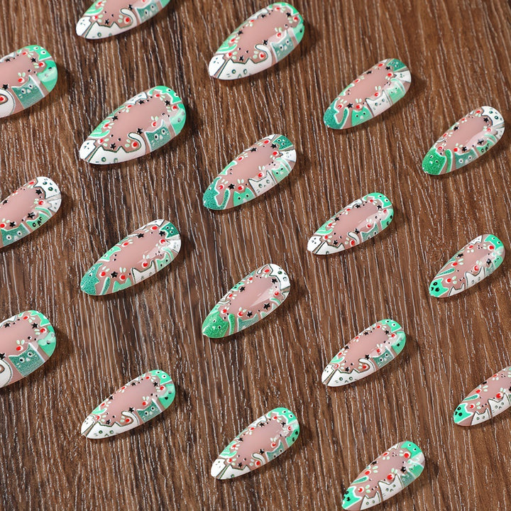 Artificial nail tips in creative design Kalsten