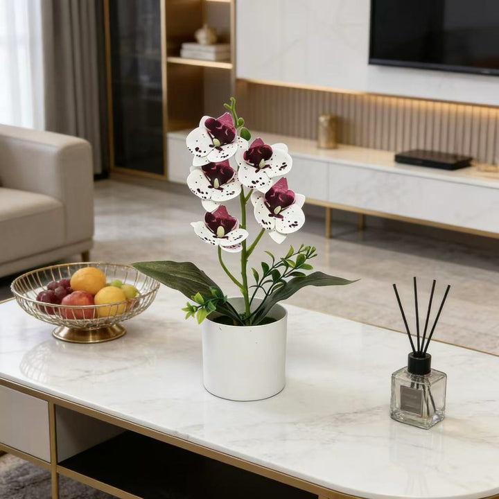 Faux Orchid Arrangement for Home Decor Display