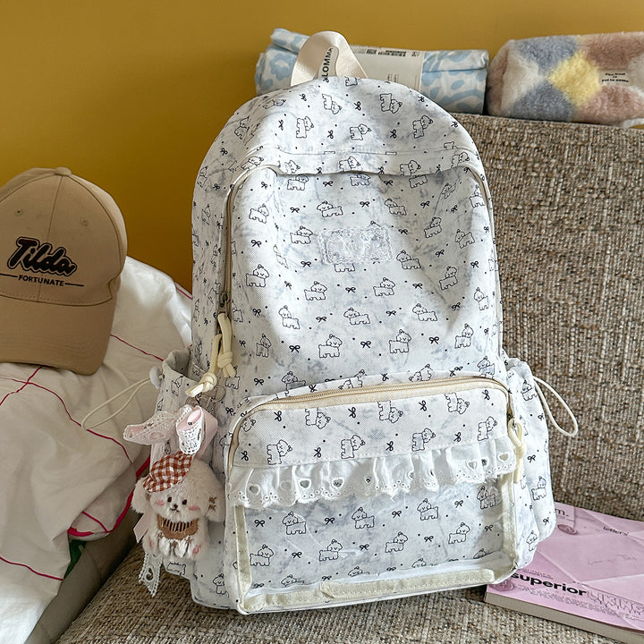 Cute Embroidered Backpack