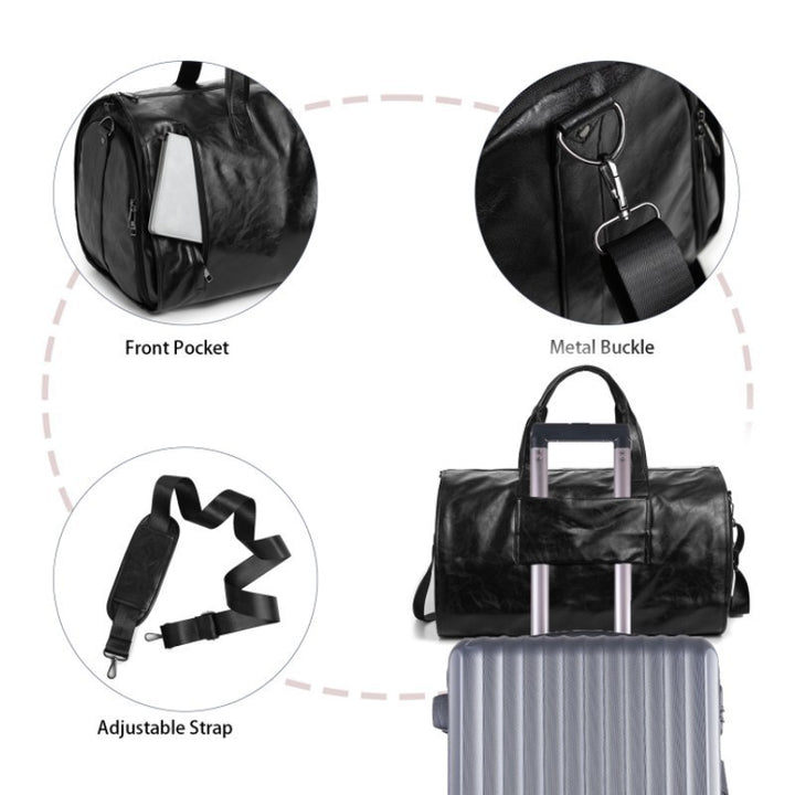 Premium Leather Duffle Bag Kalsten