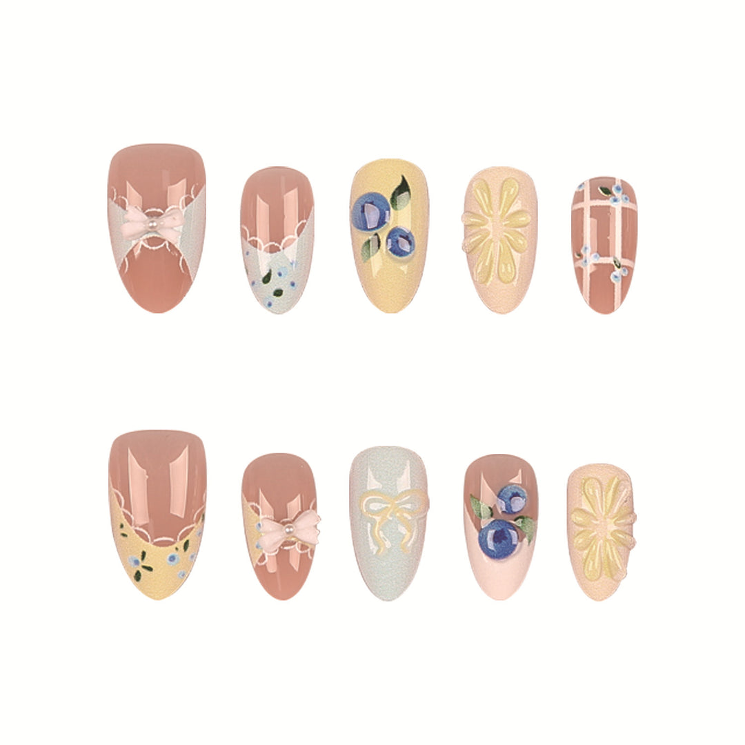 Artistic Press-On Nail Art Collection