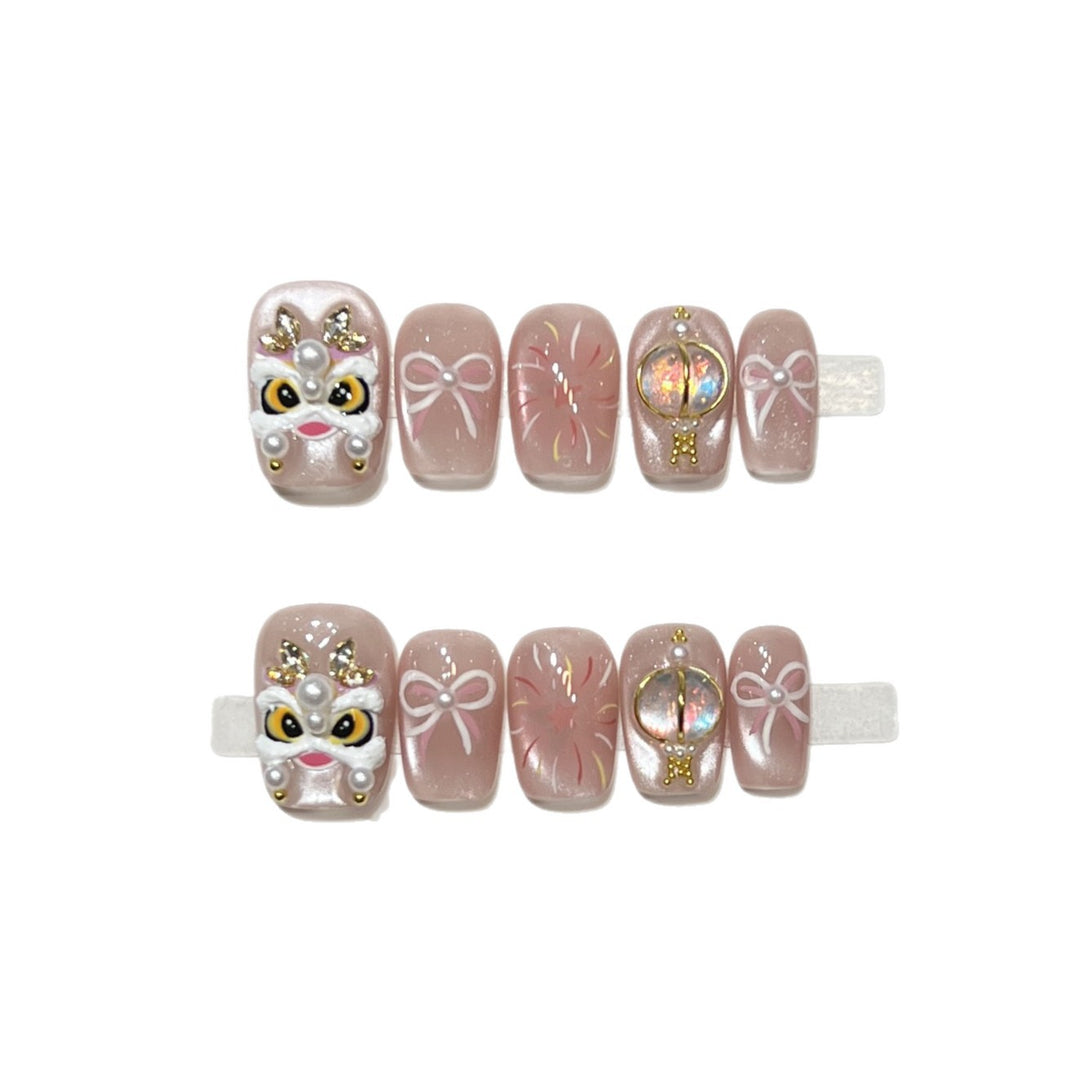 Artistic Themed Press-On Nail Set Kalsten