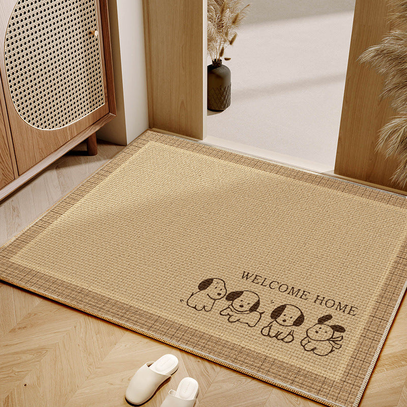 Decorative Cat-Themed Entryway Mat