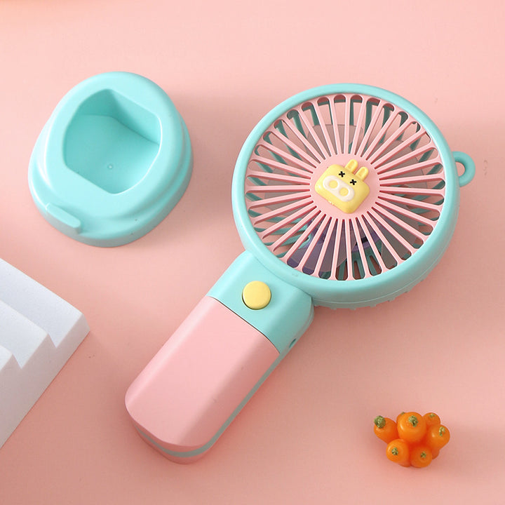 Women's Portable Hand Fan with Pony-Shaped Design Kalsten