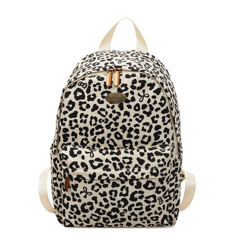 Stylish Leopard Print Backpack