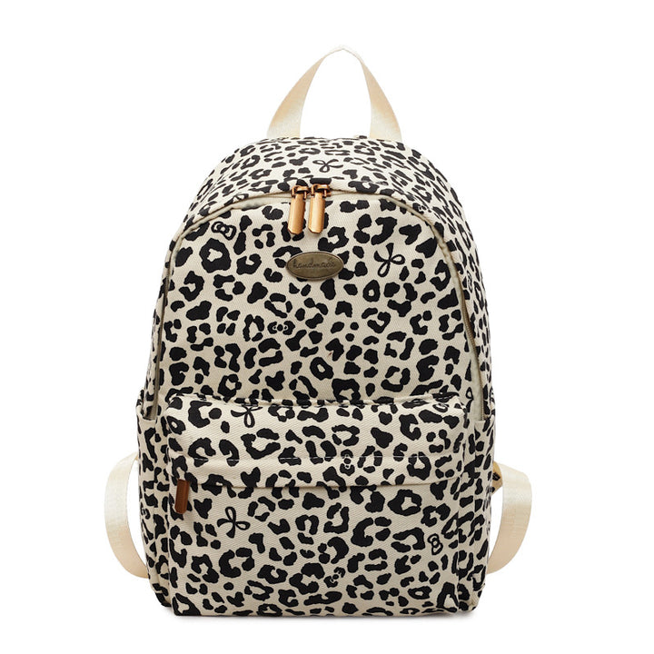 Stylish Leopard Print Backpack