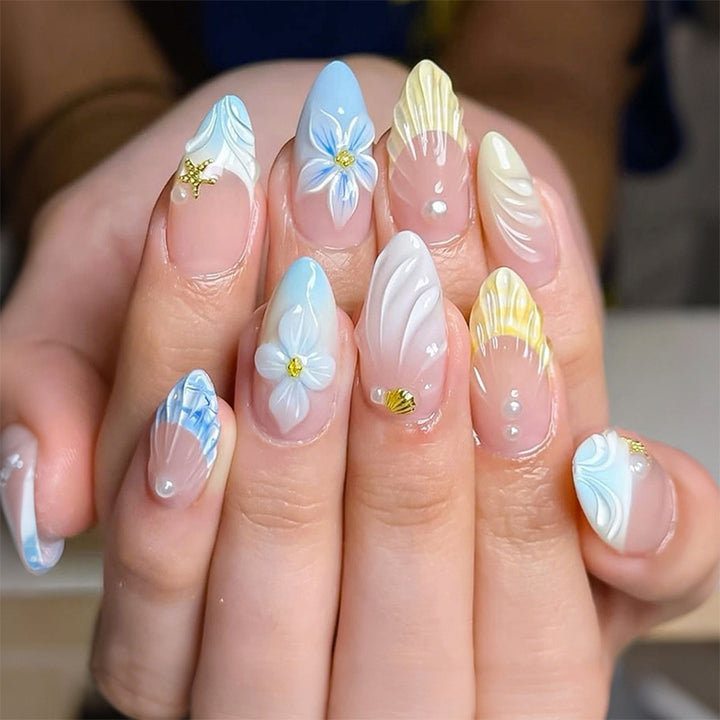 Creative Shell Design Press-On Nail Set kalsten