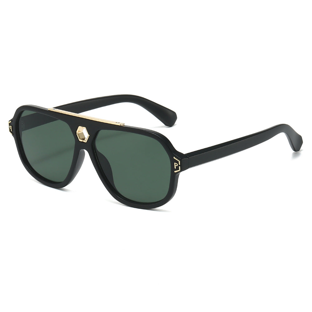 Statement Geometric Shield Sunglasses Kalsten