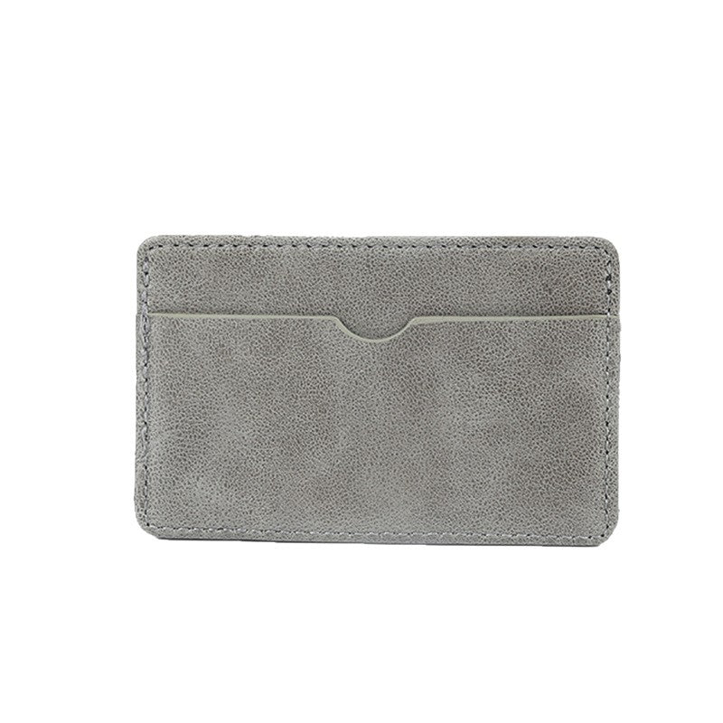 Sleek Minimalist Leather Card Case