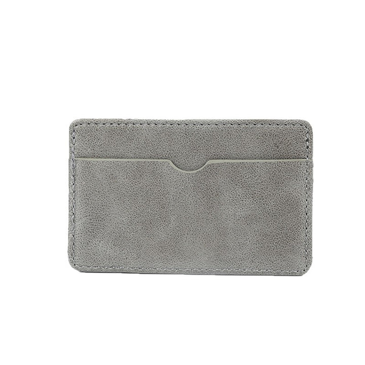 Sleek Minimalist Leather Card Case