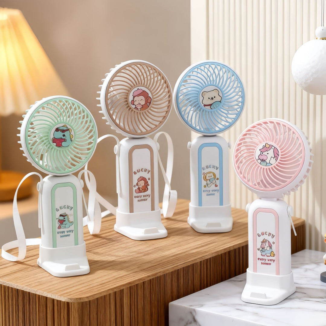 Ladies Portable Hand Fan with Cute Design Kalsten