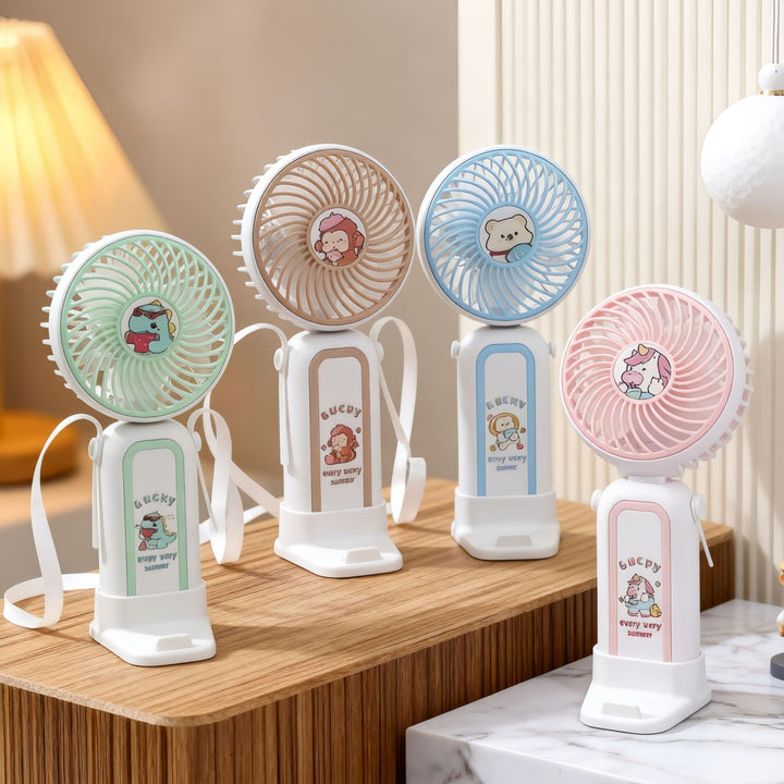 Women Portable USB Desk Fan with Playful Animal Design Kalsten