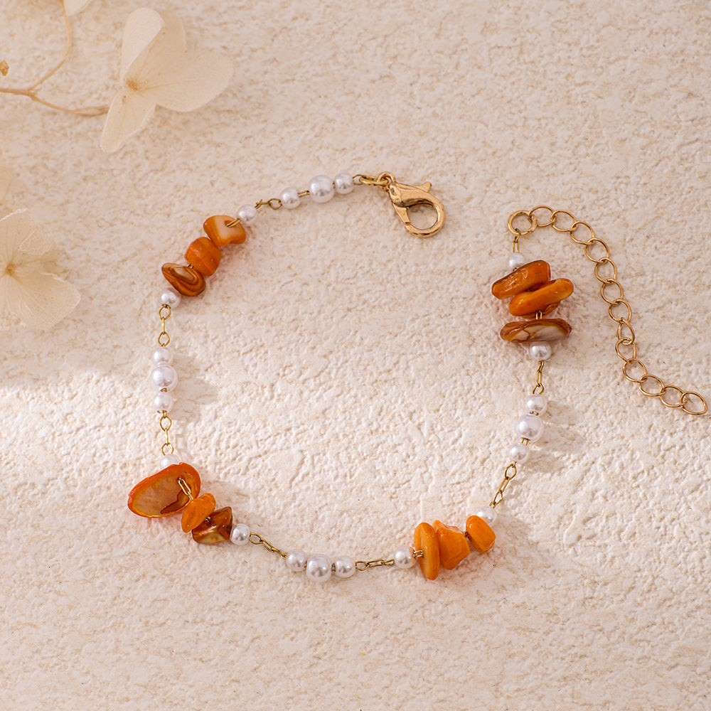 Chic Pearl and Gemstone Bracelet Kalsten