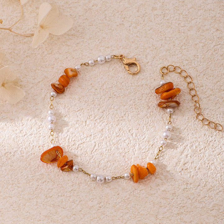 Chic Pearl and Gemstone Bracelet Kalsten