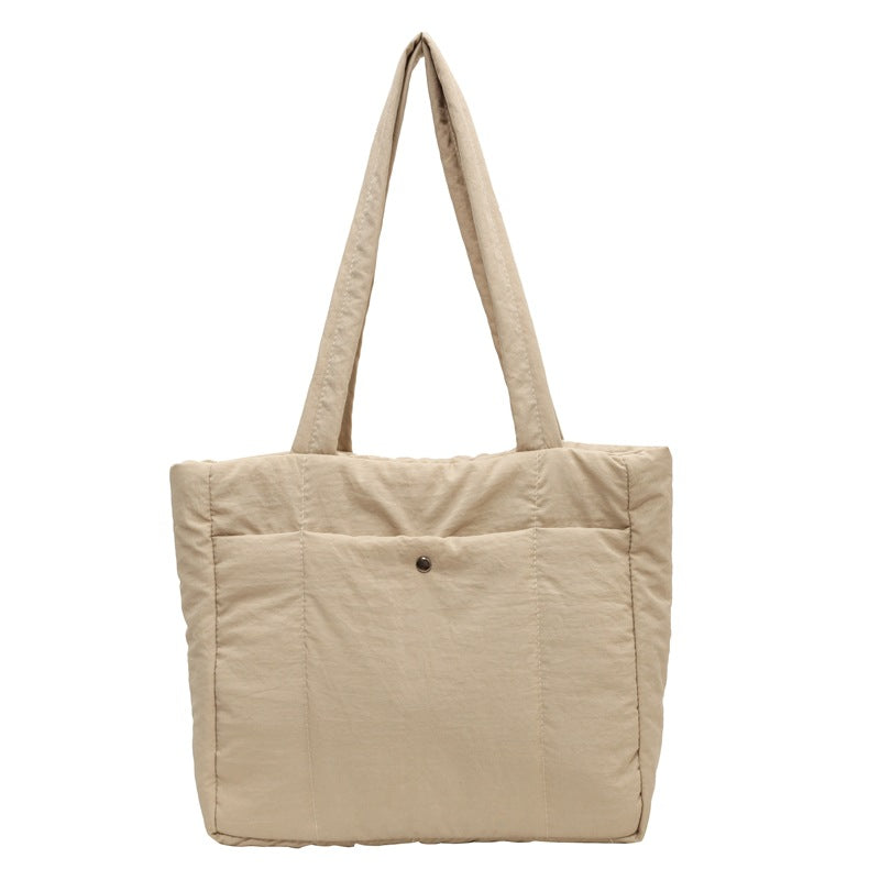 Quilted Oversized Tote Bag