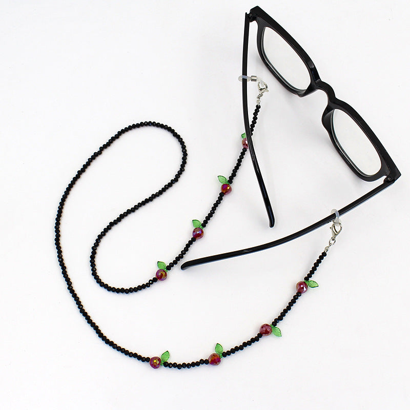 Charming Floral Beaded Eyewear Chain Kalsten
