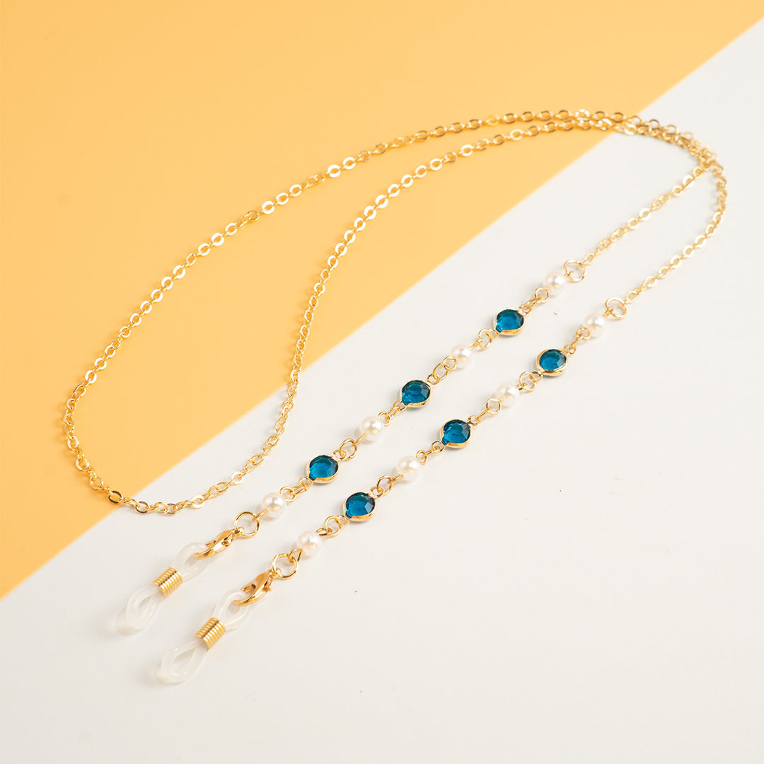 Pearl and Crystal Eyewear Chain Kalsten