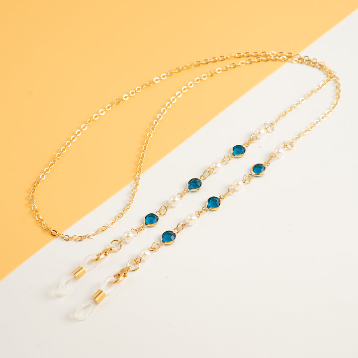 Pearl and Crystal Eyewear Chain Kalsten