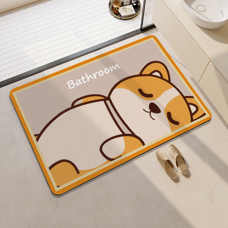 Citrus-Themed Comfort Bath Mat Kalsten
